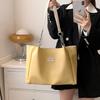 Tote bag new niche design trendy fashion simple large capacity shoulder casual women bag