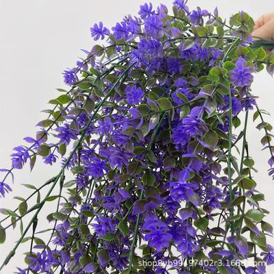 Simulierter Eukalyptus Kamelie Hängende Simulierte Blumengirlande Hängende Orchidee Kunststoff Künstliche Falsche Blume Outdoor Blume