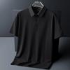 Large Size 8XL Summer Men Polo Shirt Casual Loose Ice Silk Short Sleeve T Shirt Men Quick-drying Business Men Wear
