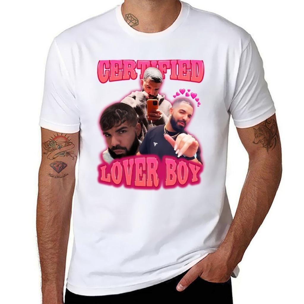 Certified Lover Boy Tshirt Luxury Designer Summer 2025 Tees Anime Workout Shirts For Unisex