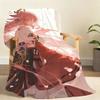 Y-Yae Miko Genshin Impact Blanket Soft Throw Blanket for Home Bedroom Bed Sofa Picnic Travel Office Rest Cover Blanket Gift