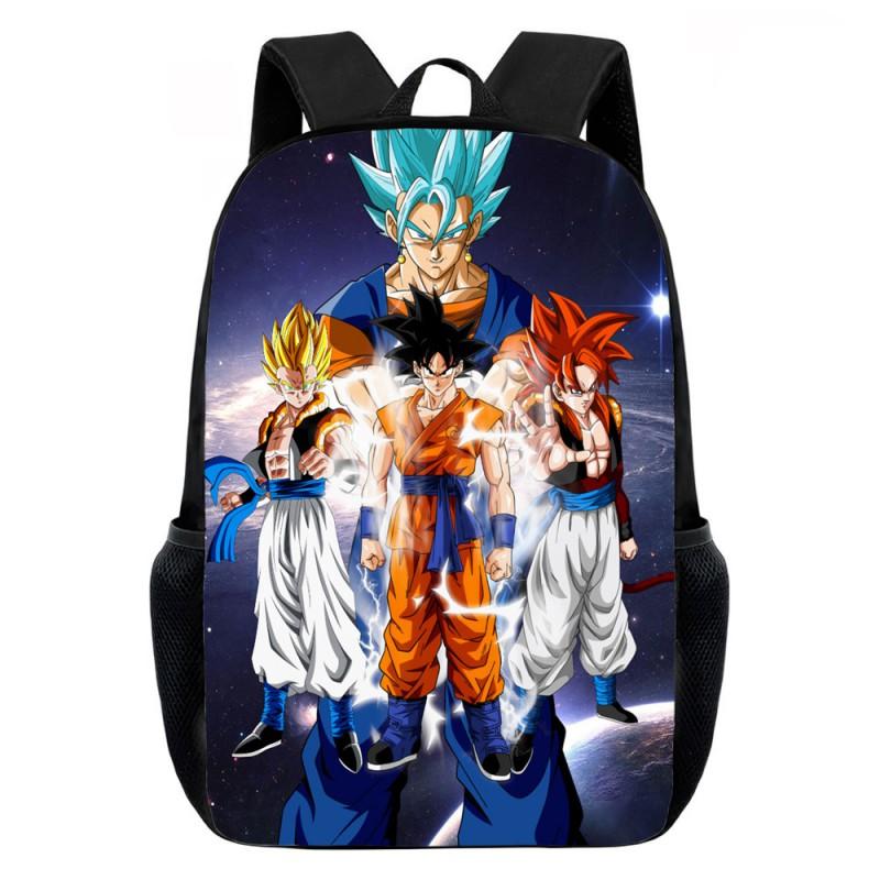 Dragon Ball Super Printed Kids School Backpack Elementary Students Lightweight Ergonomic Design