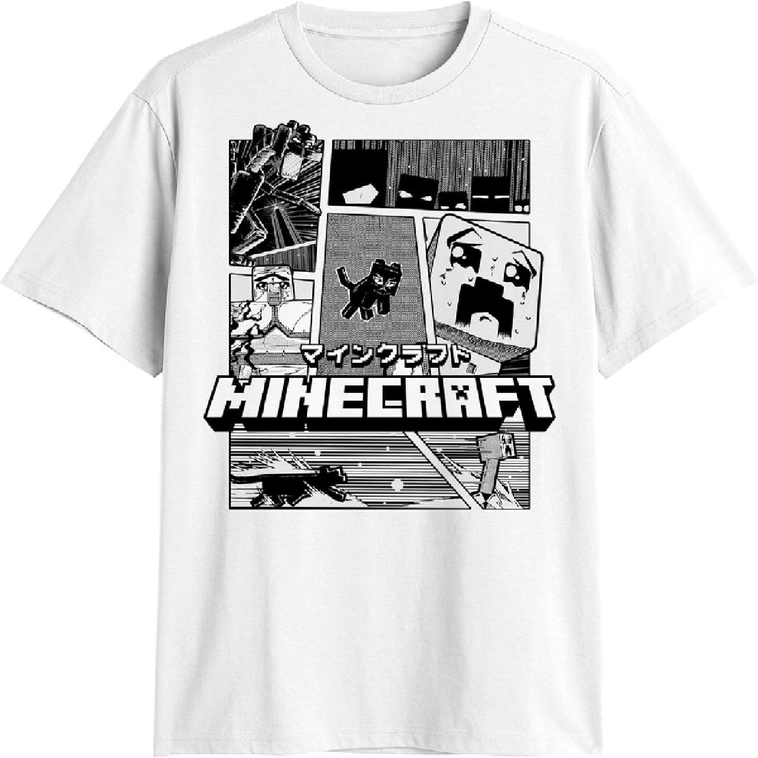 Футболка для взрослых Minecraft Манга Истории Крипер S