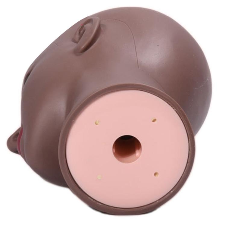 Bald Mannequin Head Female Professional Cosmetology Training Head Bald Manikin Head for Wigs Making Display Doll Head