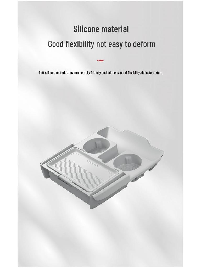 XPeng G7 Center Console Silicone Storage Box for Glasses and Accessories - Fits 25 Models