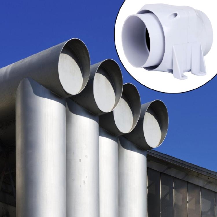 4inch Exhaust Fan Home Inline Pipe Duct Fan Bathroom Extractors Ventilation Kitchen Toilet Wall Air Ventilator Fan