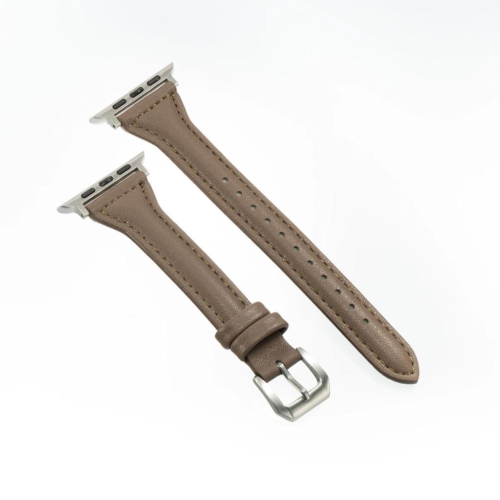 Slim Girl Strap For Apple Watch S10 42mm 46mm 9 8 7 41/45mm PU Leather Band 38/42mm For iwatch Bracelet SE 40 44mm 6 5 4 3 49mm