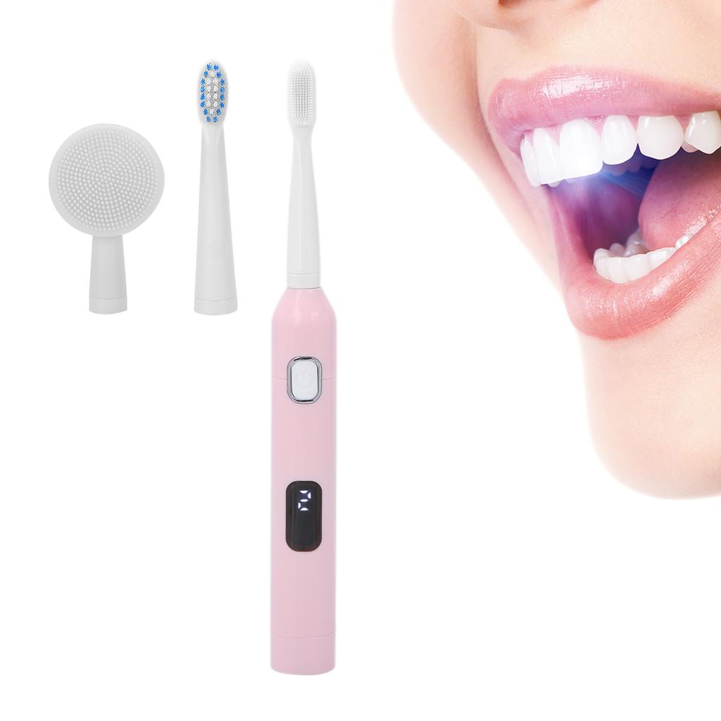 Electric Toothbrush Rechargeable Whitening Teeth Cleaning Waterproof Toothbrush for Adults