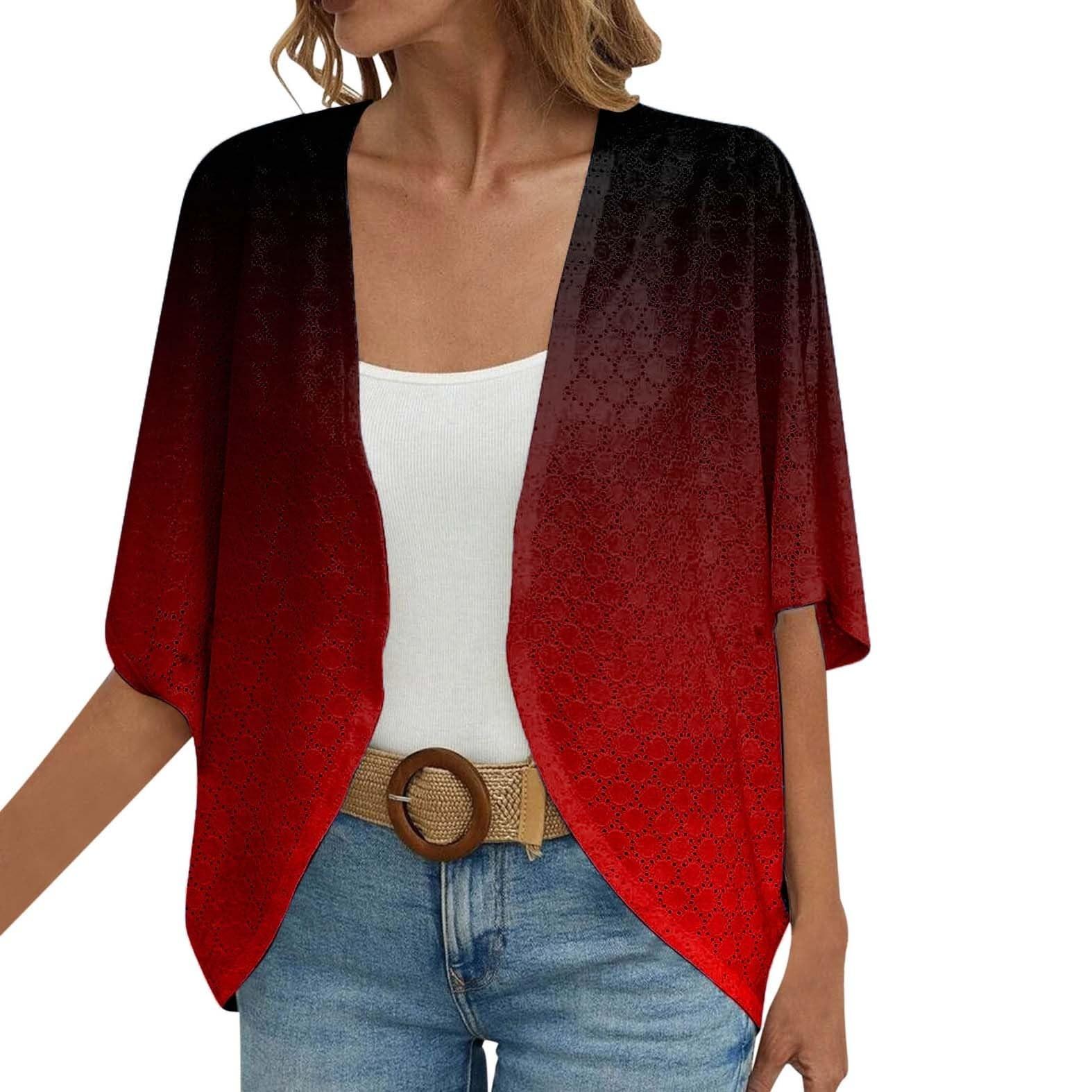 

Кардиганы для женщин летние легкие кардиганы с открытой передней частью дышащие мягкие куртки XL кофейный