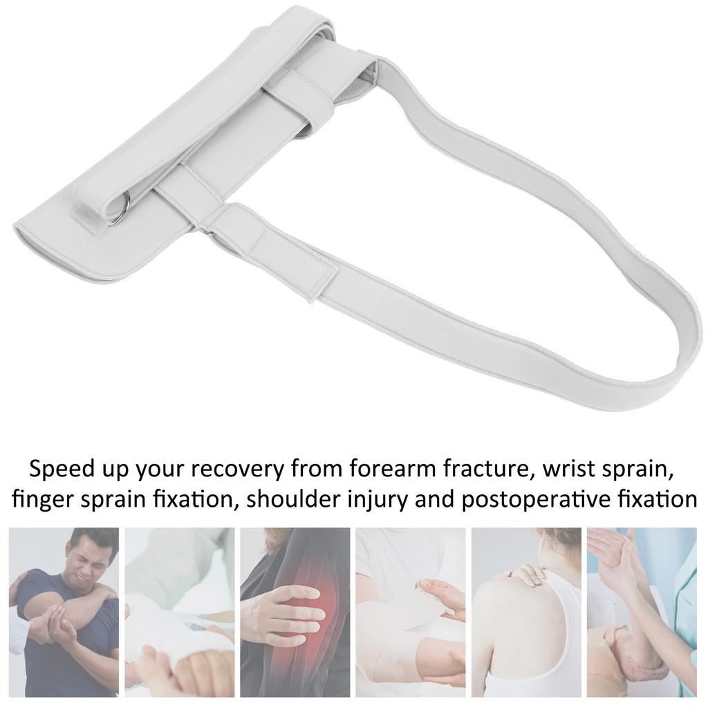 Adults Upper Arm Sling Shoulder Immobilizer Arm Fracture Postoperation Broken Elbow Support Brace