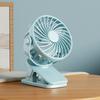 USB Rechargeable Table Fan Clip-on Type Portable Mini Desk Fan Hanging Clip Fan Night Light Air Cooler Outdoor Fans