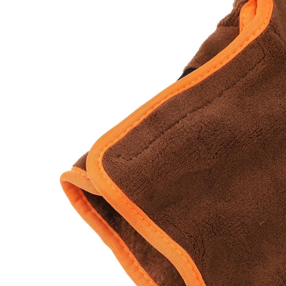 

Super Absorbent Dog Bathrobe Towel Fast Drying Dog Towel Wrap Durable Pet Bath Robe Rainy Days S