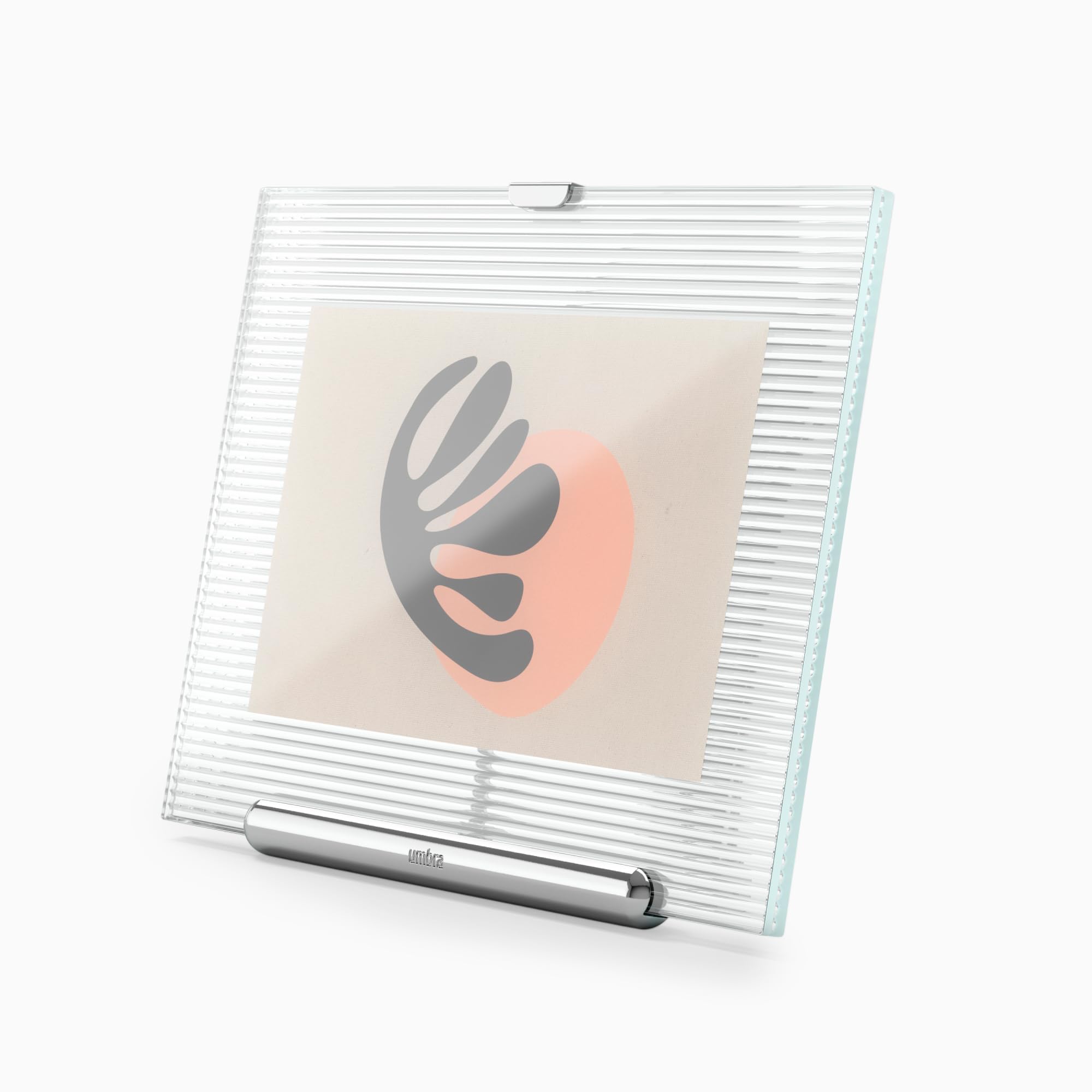 

Official Umbra Flute Photo Postcard Size Frame, Silver, 10x15cm,