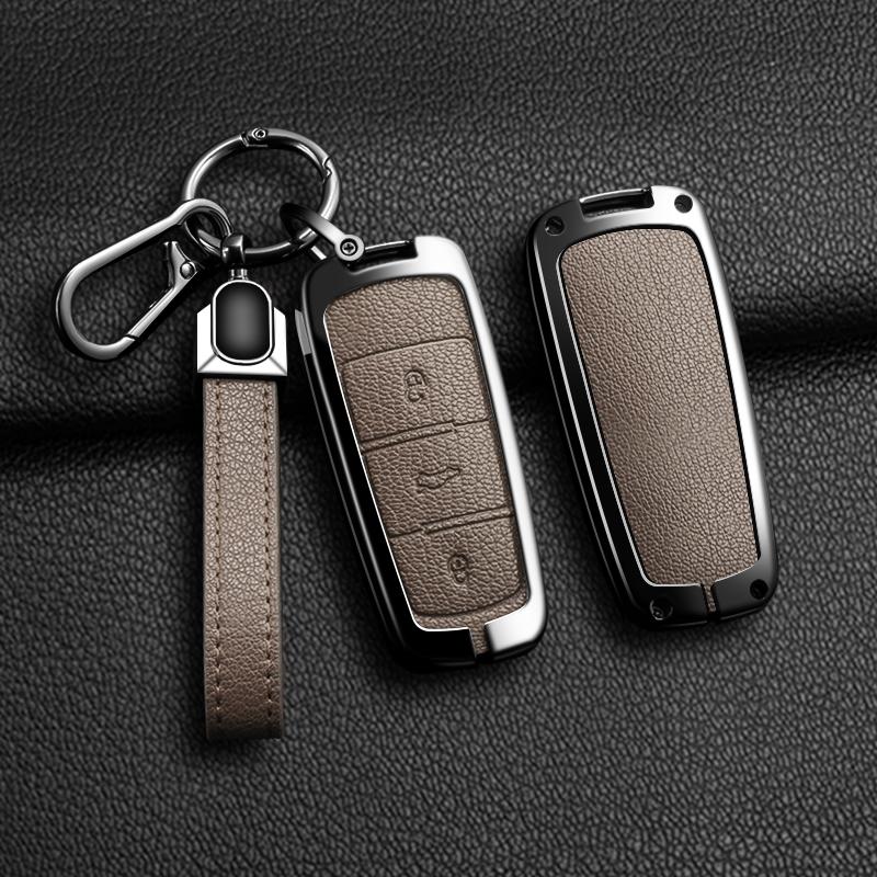Metal Car Key Case Cover Holder Shell For Volkswagen Vw Cc Passat B6 B7 Passat 3C Cc Maogotan R36 B5 B7L Protect Accessories
