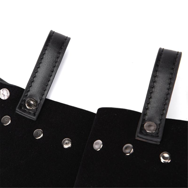 Medieval Faux Leather Waist Armour Double Sides Thigh Armour,Mercenary & Knights Skirt Armour Halloween Cosplay Costume