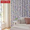 1PC Nuan Series Gentle and Romantic Style Blackout Curtains Purple Floral Print Curtains for Bedroom Living Room Balcony Window for Home Decor