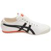 ONITSUKA TIGER Mexico 66 Sports Round Toe Lace-Up Non-Slip Wear-Resistant Low-Top Casual Shoes Unisex Sneaker White Black Orange D3K0N-0090