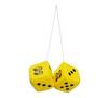 Mooneyes Fuzzy Dice MOONEYES Yellow