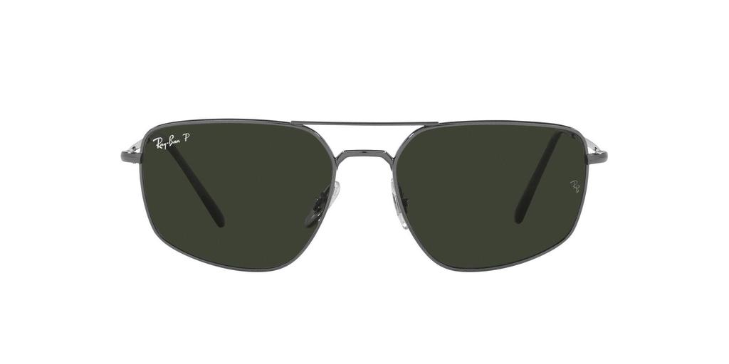 RB3666 56 Ray-Ban Men's Sunglasses, Gunmetal/Lens