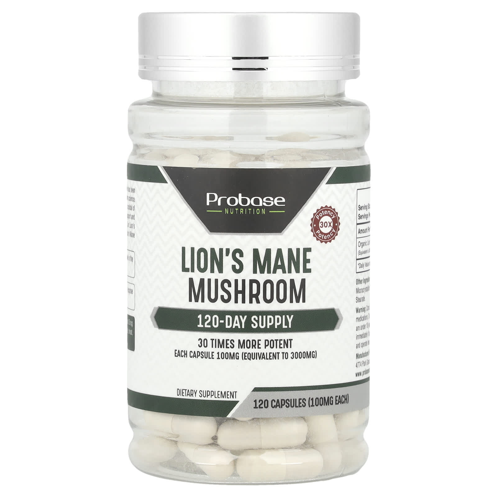 

Deer Antler Mushroom, 100Mg, 120 Capsules