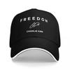 Charlie Kirk Freedom Baseball Caps Snapback Baseball Hats Breathable Casual Casquette Outdoor Unisex