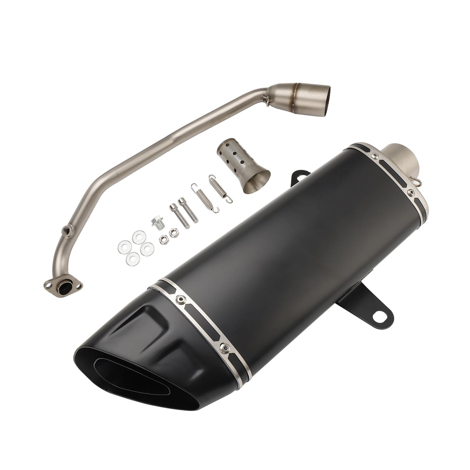

Exhaust Muffler Pipe Slip On Front&Tail Black For Honda Adv160 Adv 160 2022-2024
