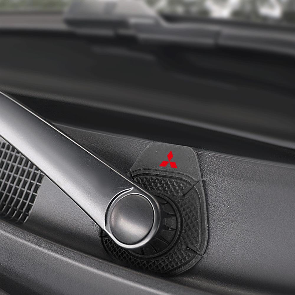 2 stuks Auto Ruitenwisser Beschermhoezen Auto Ruitenwisser Gat Afdekking Voor Mitsubishi Ralliart Lancer 10 Outlander Pajero Eclipse ASX