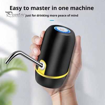 Dispensador de agua, bomba de agua eléctrica recargable por USB, de grado alimenticio, tamaño compacto, portátil, automático, para botella de agua potable