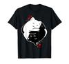 Kawaii Cute Sleeping Baby Black and White Yin Yang Cats Kawaii Baby Yin Yang Cats T-Shirt