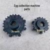 Automatic Chicken Egg Collection Machine with Soft Egg Filter and Extended Nylon Sprocket (24T/18T)