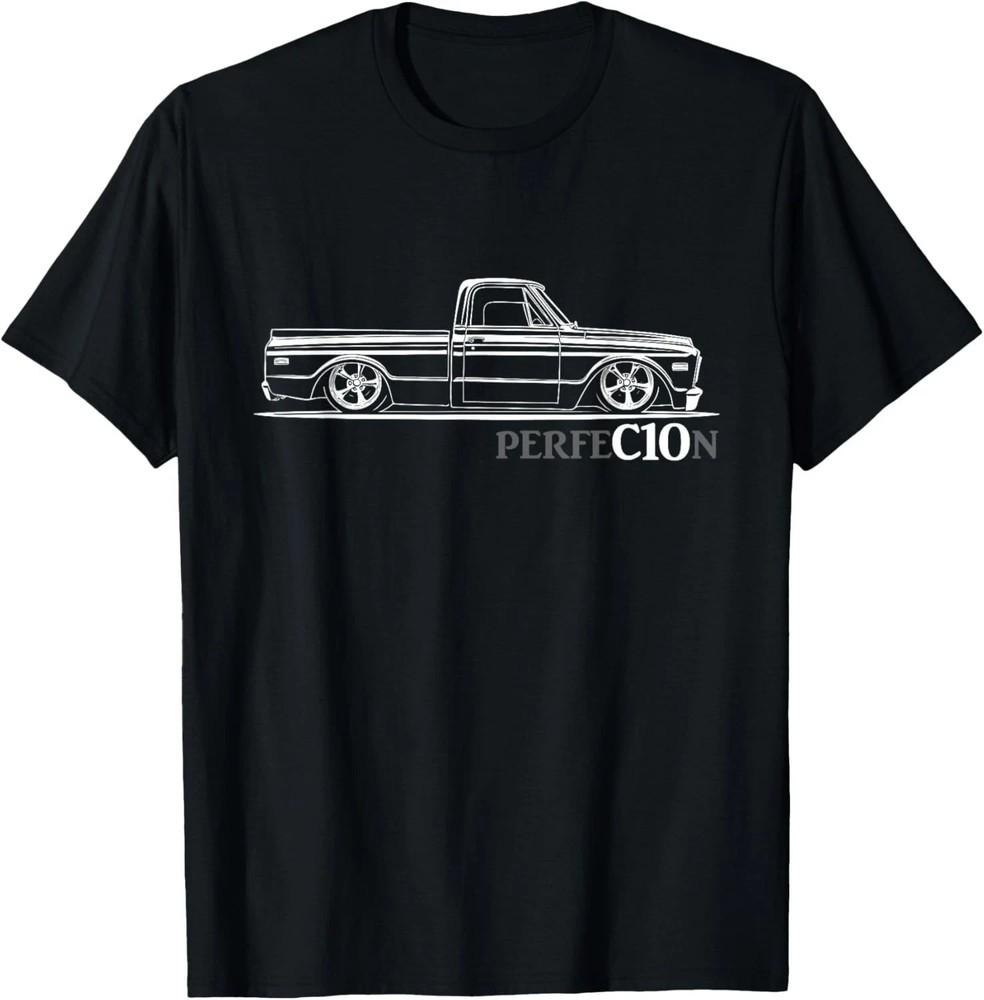 19671972 C10 Truck Silhouette C10 Truck Perfection Stance TShirt Unisex T-Shirt S