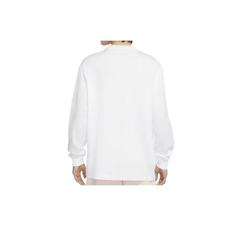 Jordan T Shirts Men's White Crew Neck Moderate Straight Fit CN3102-100