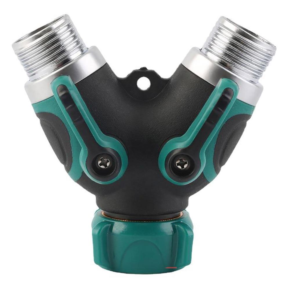 1Pcs Garden Irrigation Faucet Three-way Splitter, European Style Garden Plastic Water Distributor, Garden Tool Connector