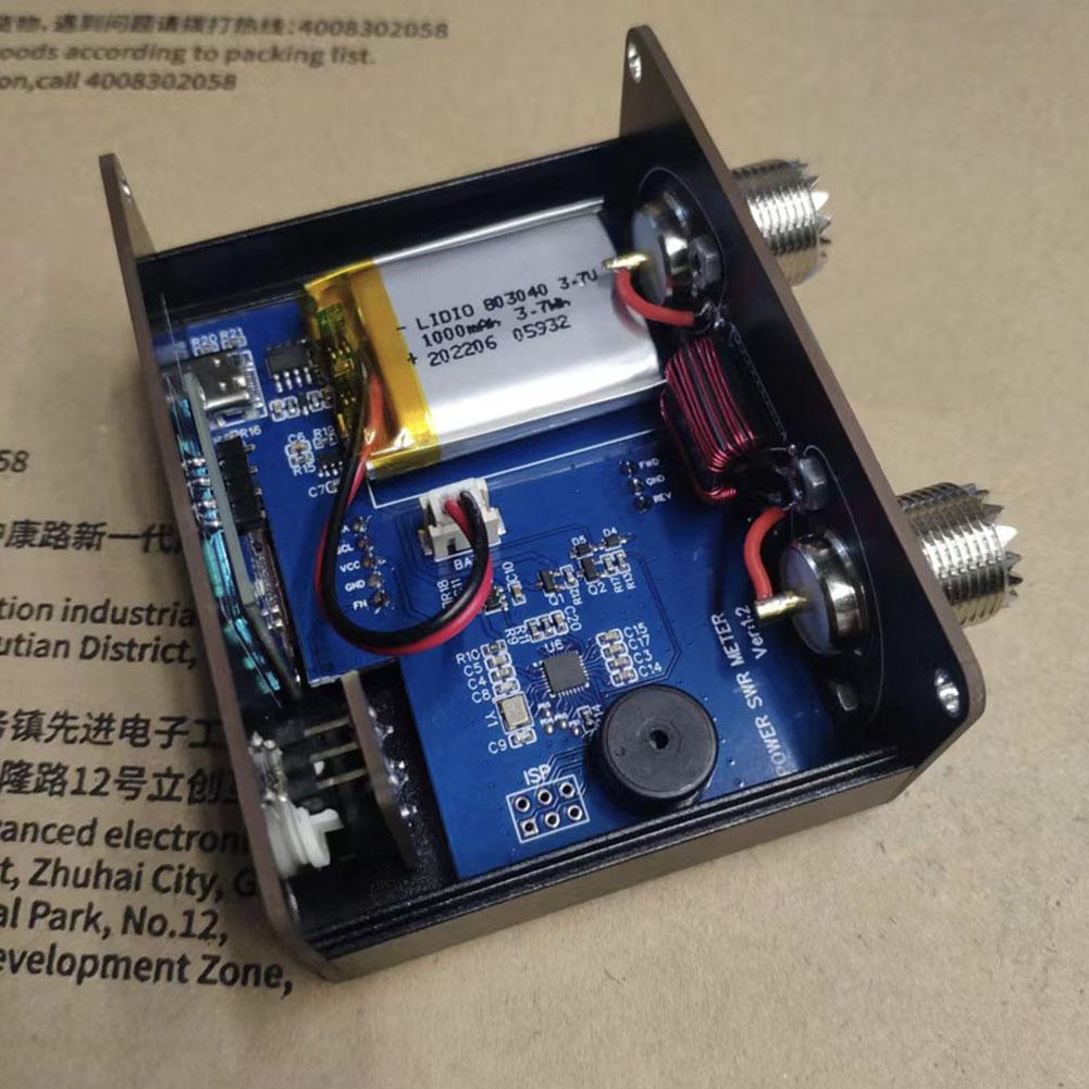 Mini High Frequency SWR Meter 0.5W-150W Digital Display Standing Wave Ratio Meter Accuracy Better Than 5% Shortwave Power Meter
