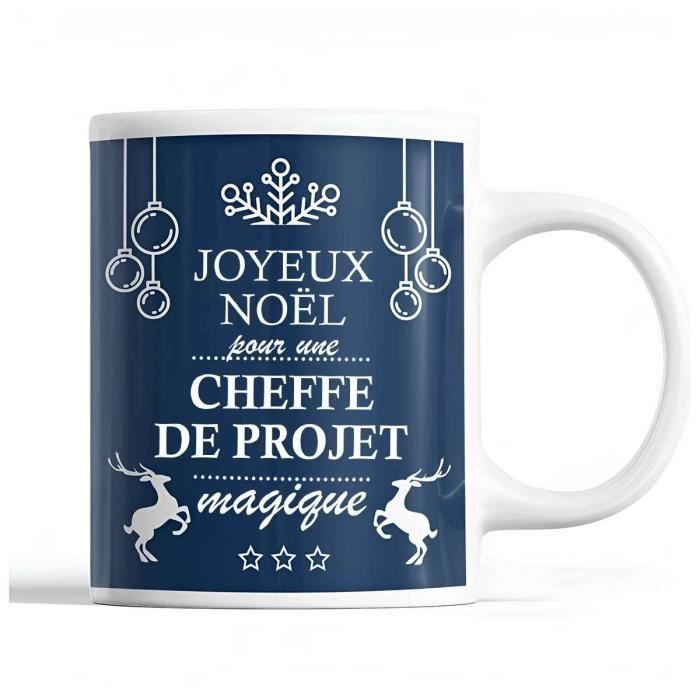 Mug - Christmas Project Manager - Ceramic - Printed - 325 Ml - Secret Santa Gift