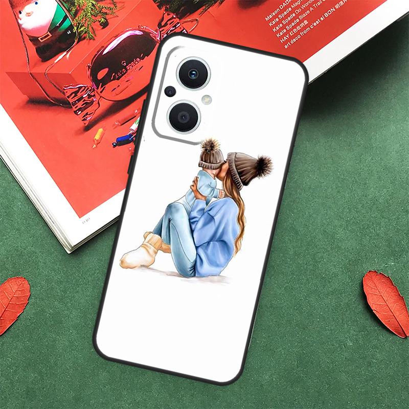 Baby Mom Daughter Girl Son Dad Case For OPPO Reno 14F 13F 12F 11F 12 13 14 10 Pro 7 8 Lite OPPO Find X5 X6 X8 X9 Pro Cover