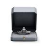 Light Luxury Leather Jewelry Box Light Gray Octagonal Jewelry Packaging Box