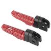Akozon Front Foot Peg Rest Pedal for Honda Aluminum Alloy CB125RCB300R CB1300SF CB600F OE: FP-274-Set (Red)