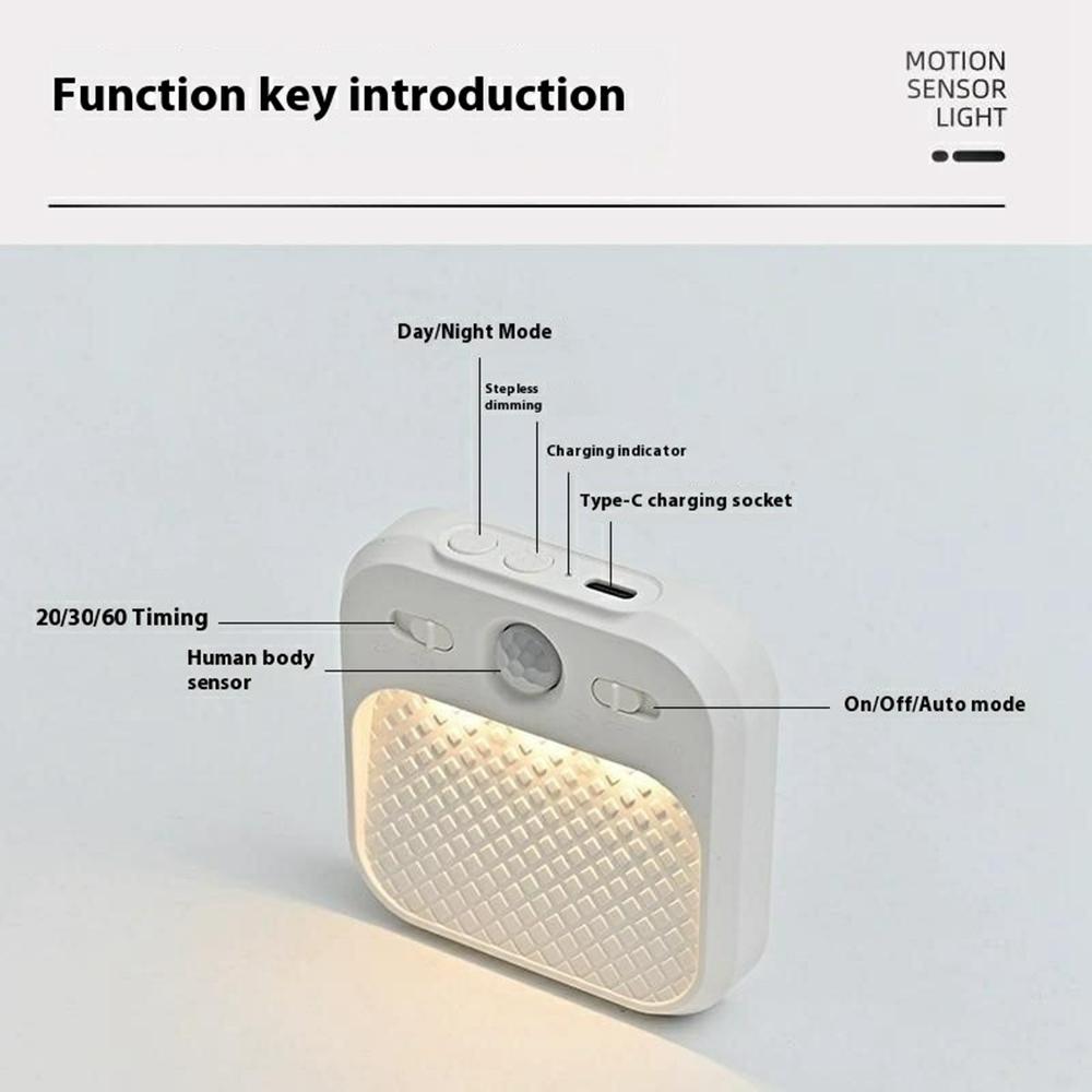 

Smart Motion Sensor Closet Light Cabinet Hallway Lamp with 3 Color Changing A