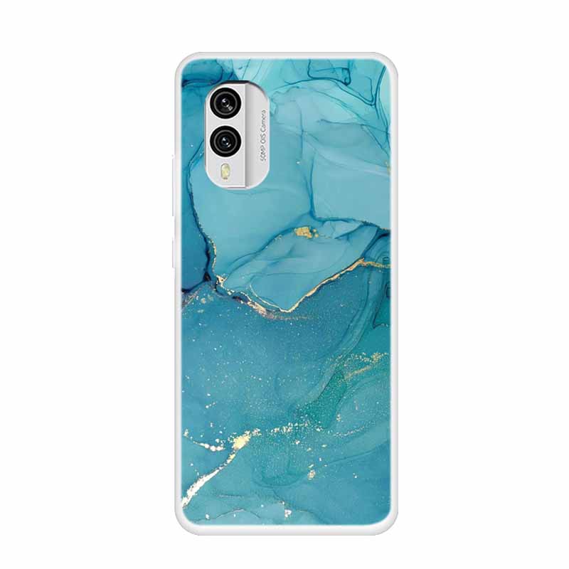 For Nokia X30 5G Case C31 C20 C10 Clear Marble TPU Soft Silicone Print Cover for NOKIA C31 X 30 Transparent Para On for NokiaX30