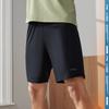 Li-Ning Quick-Drying Breathable Solid Color Mid-Waist Woven Fitness Sports Shorts Men shorts Black AKSU683-6