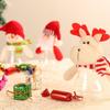 mpty Christmas Candy Jar Snowman Storage Bottle New Year Christmas Candy Box  Child