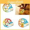 Soft Tpu Baby Teething Ball Colorful, Gripping, Crawling And Sensory Development Toy With Small Rolling Balls