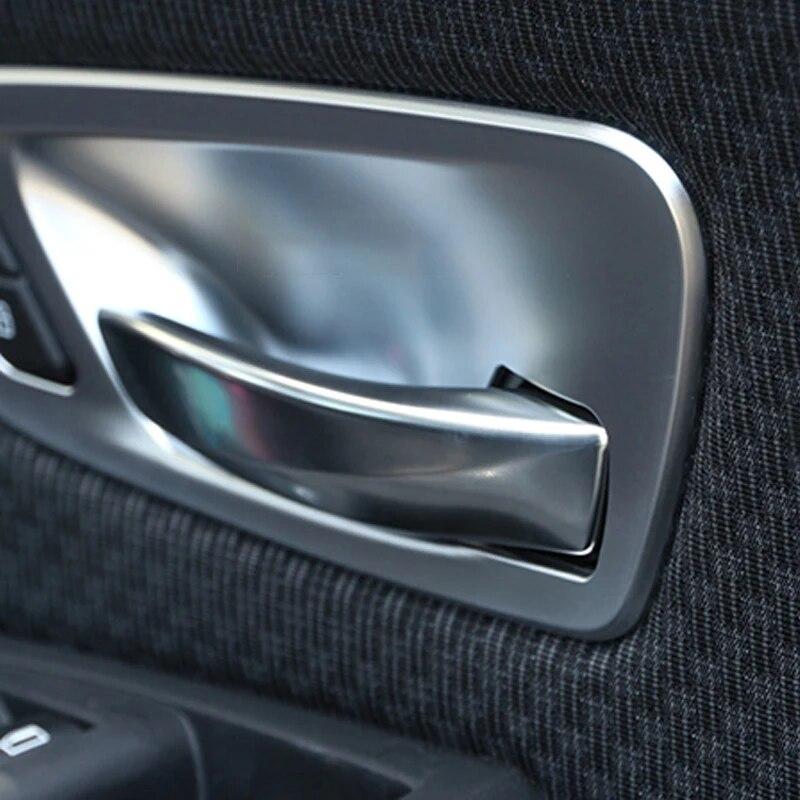 4Pcs Car Interior Door Handle Bowl Trim Cover ABS Decoration Auto Accessories For BMW 2 Series Travel Edition F45 F46 218i 220i