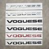 1 szt. 3D ABS Litery Logo VOGUESE Naklejki na Tylny Bagażnik Samochodu Odznaka do Range Rover Executive Wydłużona Edycja Akcesoria