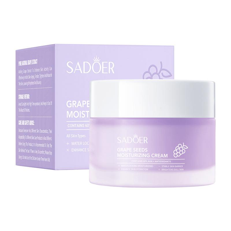 SADOER Moisturizing Hydrating Rejuvenating Cream Grape Seed Antioxidant Cream