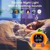 New 2025 Alarm Clock for Kids 6-IN-1 Fruit-Shape Toddler Sleep Training Clock Cute Touch Night Light for Children's Bedroom