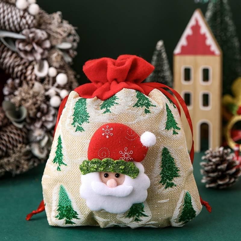 Adorable Christmas Apple Bags For Festive Decoration And Gift Wrapping For Kids