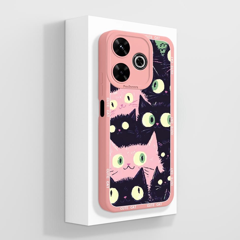 Pentru Redmi 12 13 14 13C 13R 14C 14R 4G 5G Huse Huse Flori cool Estetică Fluture Protecție pentru cameră Silicon lichid moale Potrivit pentru bara de protecție Redmi