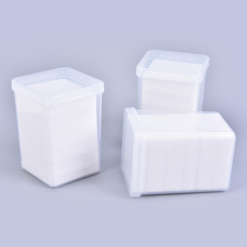 200Pcs/Box Lint-Free Nail Polish Remover Cottons Nail Art Soft Wipe Cleaner Tool